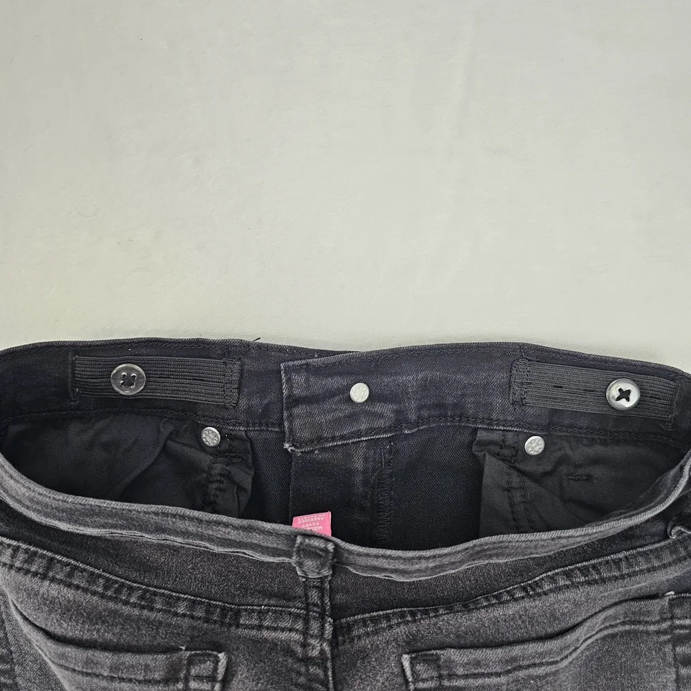 Children’s Place Girls Skinny Jeans Size 12 Nimbus Wash Black NEW Denim